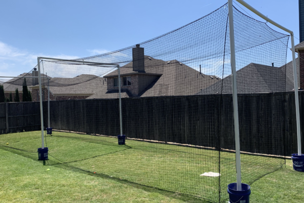 A DIY Batting Cage in Backyard
