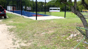 Permanently Installed Backyard Batting Cage