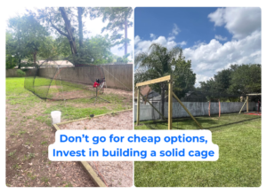 Cheap Batting Cage vs Expensive Batting Cage