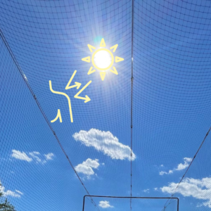 UV Stabilized Baseball Netting