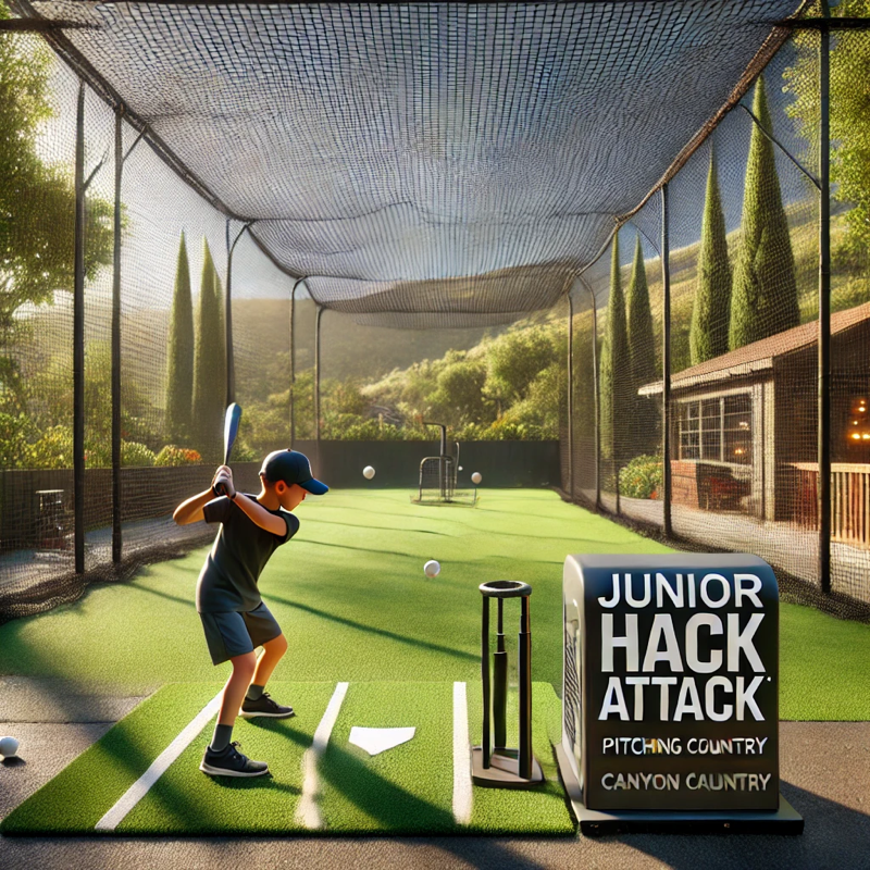 Batting cage in Canyon Country, CA