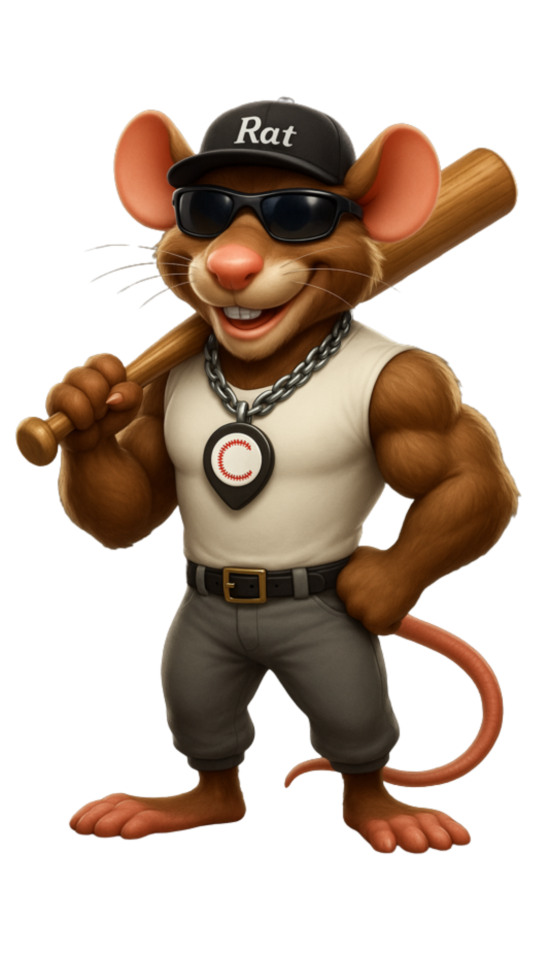 Coach CageRat Mascot
